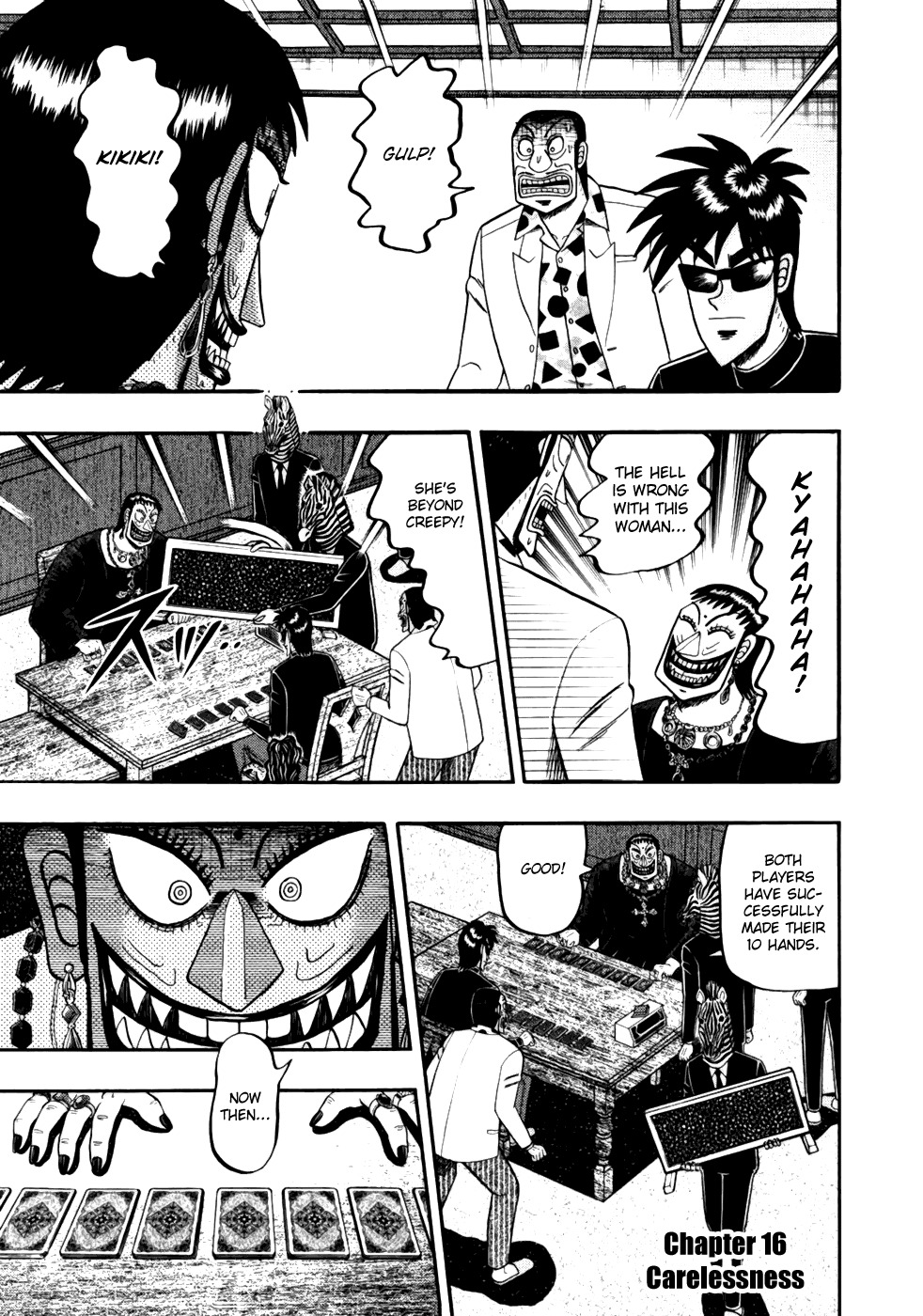 Tobaku Haouden Rei: Gyankihen Chapter 16 page 1 - Chapter 16: Carelessness