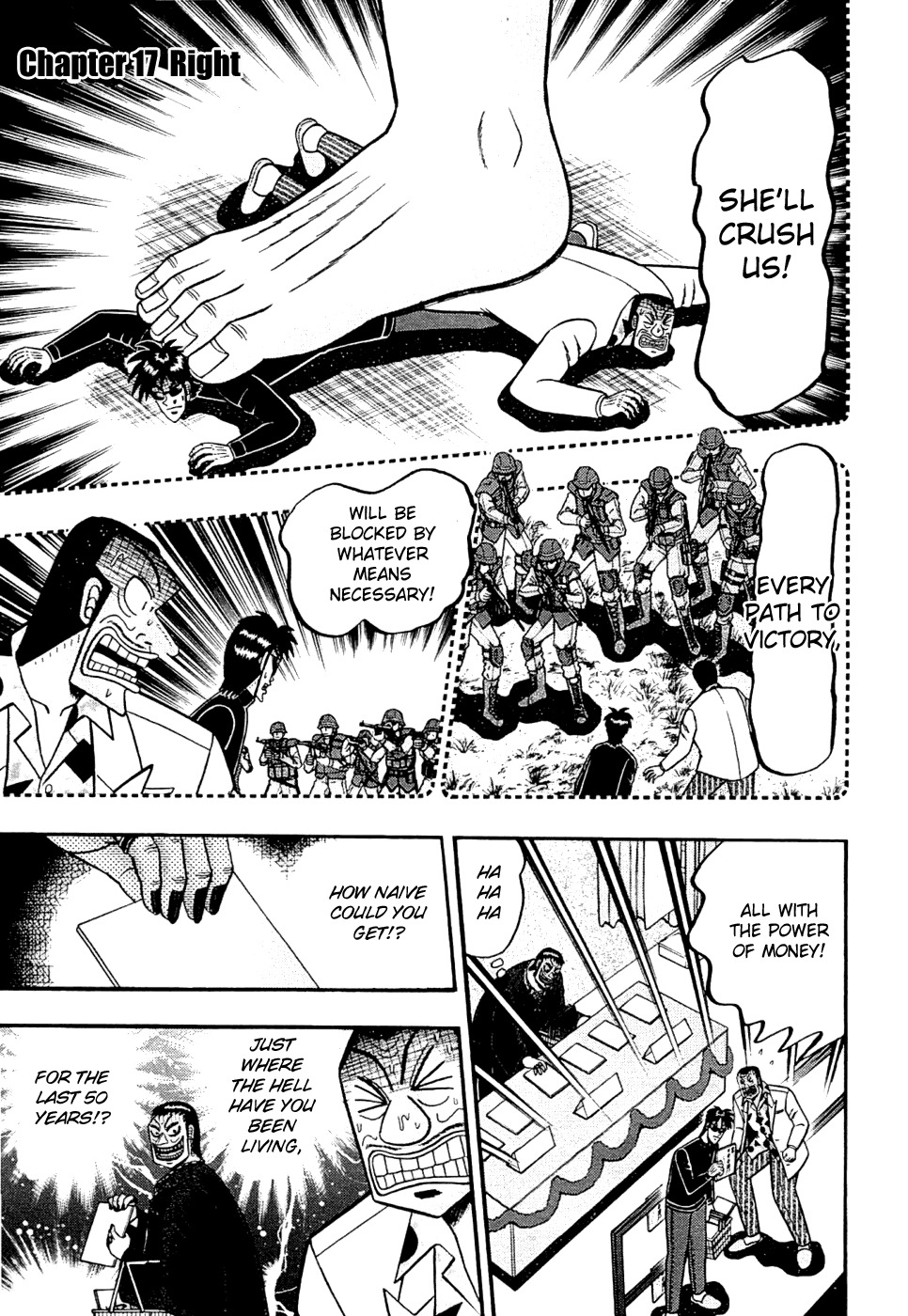Tobaku Haouden Rei: Gyankihen Chapter 17 page 6 - Chapter 17: Right