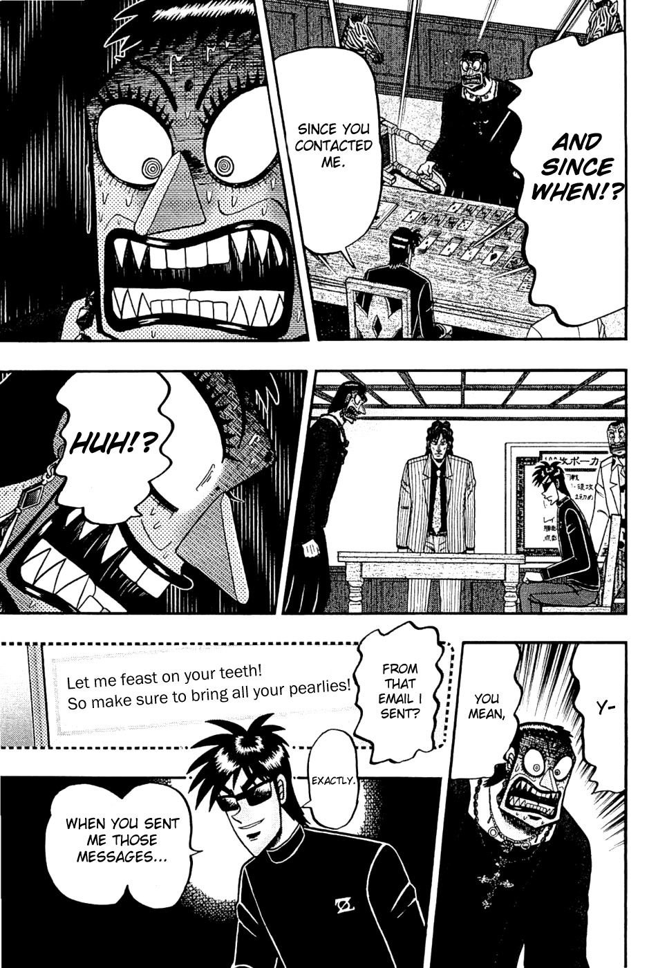 Tobaku Haouden Rei: Gyankihen Chapter 23 page 11 - Chapter 23: Blunder