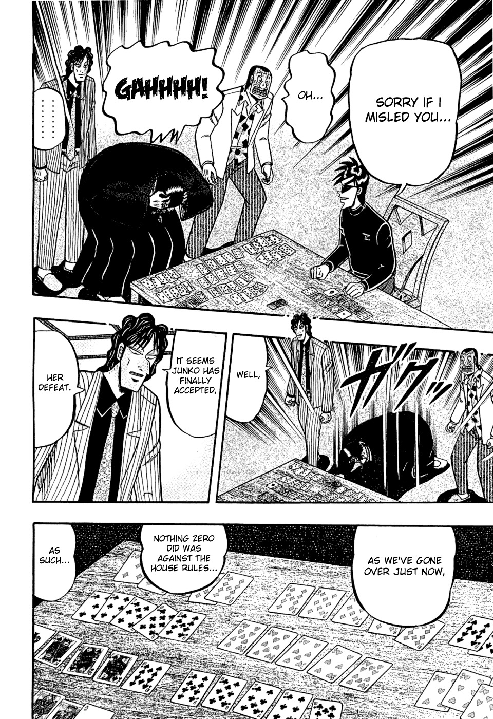 Tobaku Haouden Rei: Gyankihen Chapter 25 page 16 - Chapter 25: Suspicion
