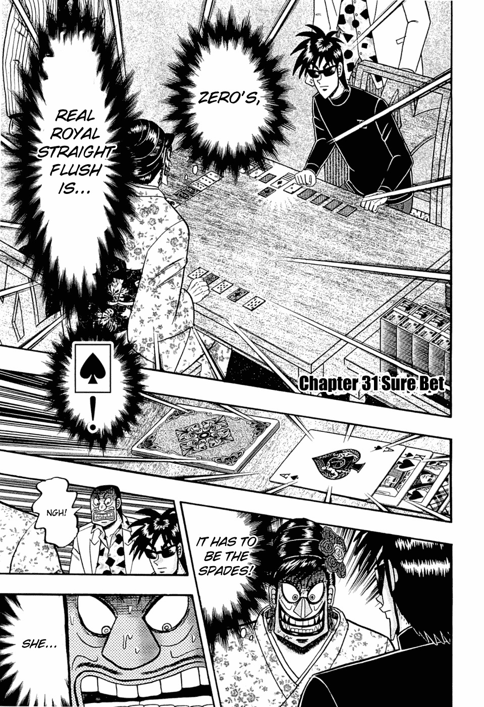 Tobaku Haouden Rei: Gyankihen Chapter 31 page 1 - Chapter 31: Sure Bet