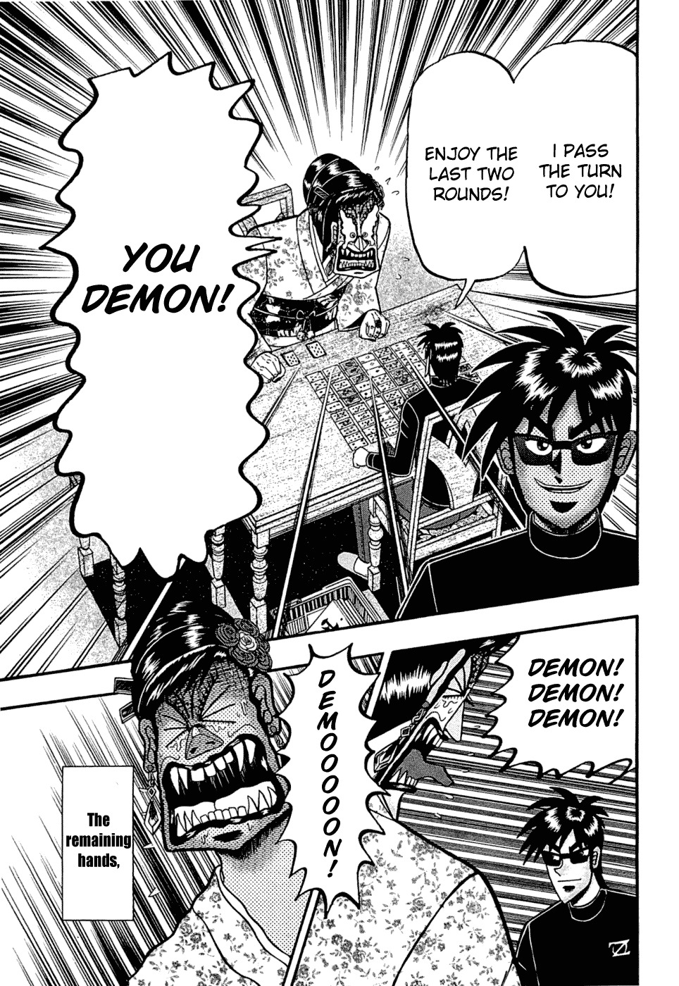 Tobaku Haouden Rei: Gyankihen Chapter 33 page 13 - Chapter 33: Demon