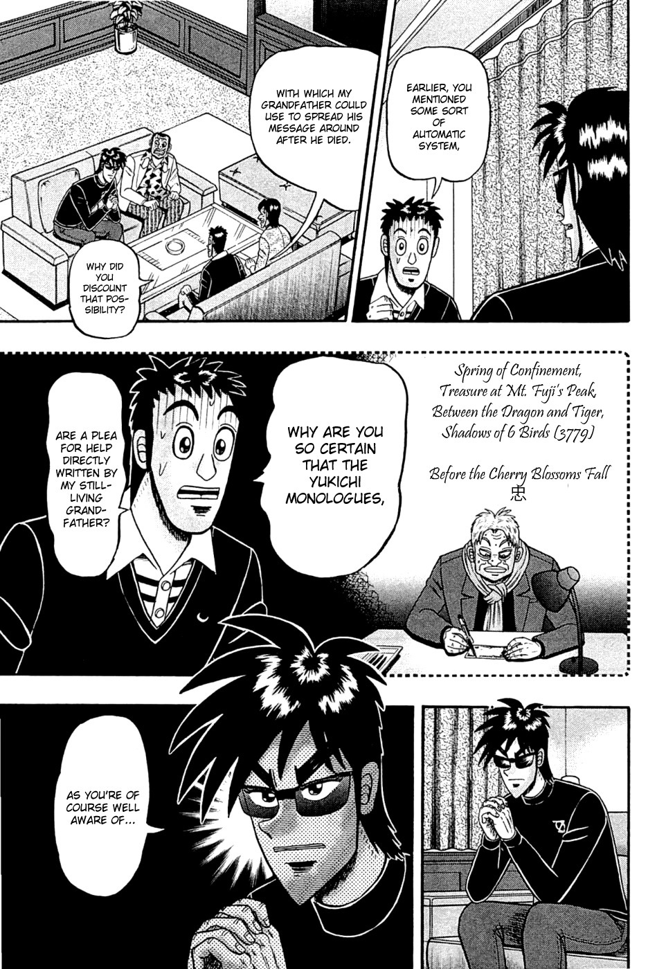 Tobaku Haouden Rei: Gyankihen Chapter 42 page 13 - Chapter 42: Synopsis
