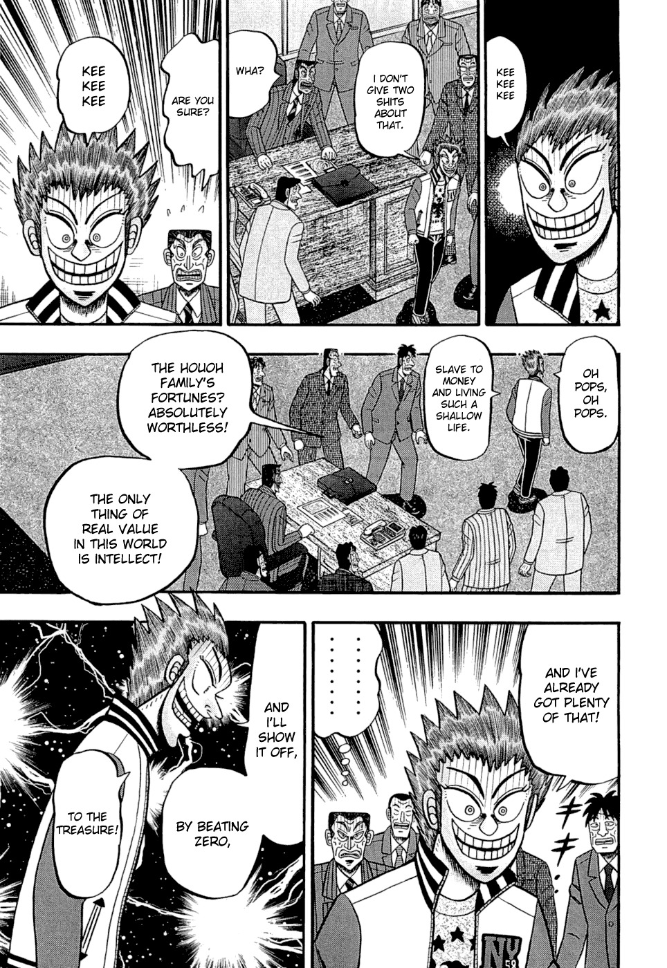 Tobaku Haouden Rei: Gyankihen Chapter 44 page 14 - Chapter 44: Conjecture