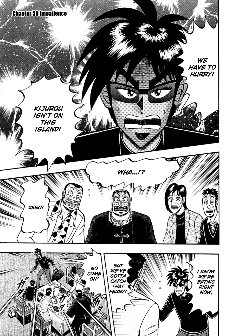 Tobaku Haouden Rei: Gyankihen Chapter 50 page 1 - Chapter 50: Impatience