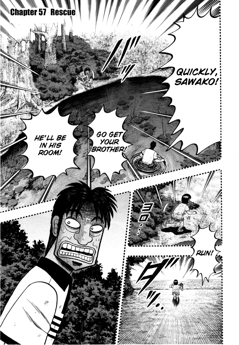 Tobaku Haouden Rei: Gyankihen Chapter 57 page 1 - Chapter 57: Rescue