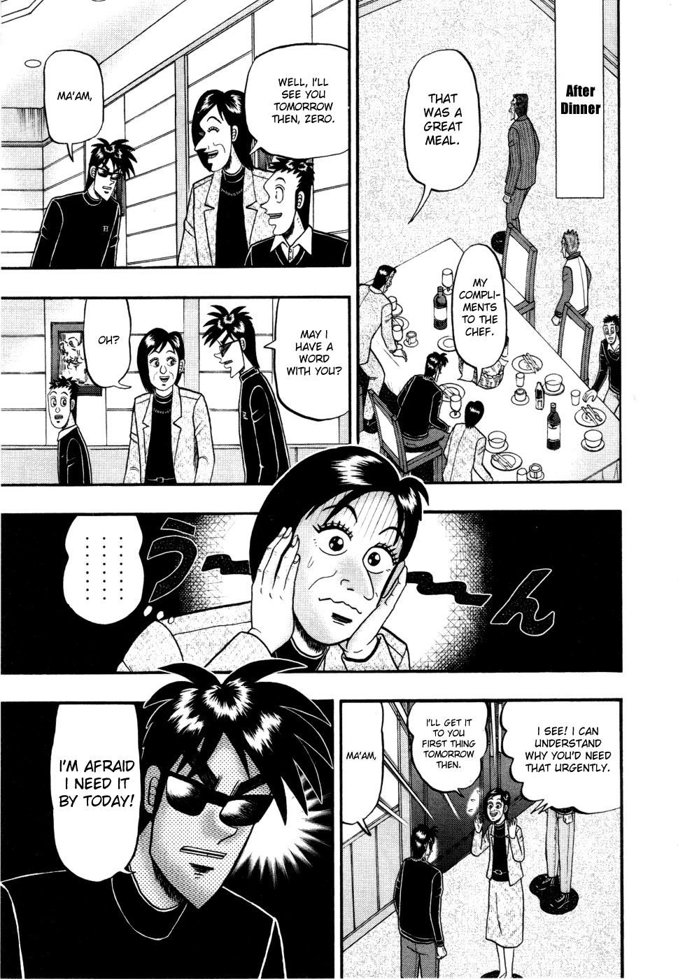 Tobaku Haouden Rei: Gyankihen Chapter 59 page 16 - Chapter 59: Dinner
