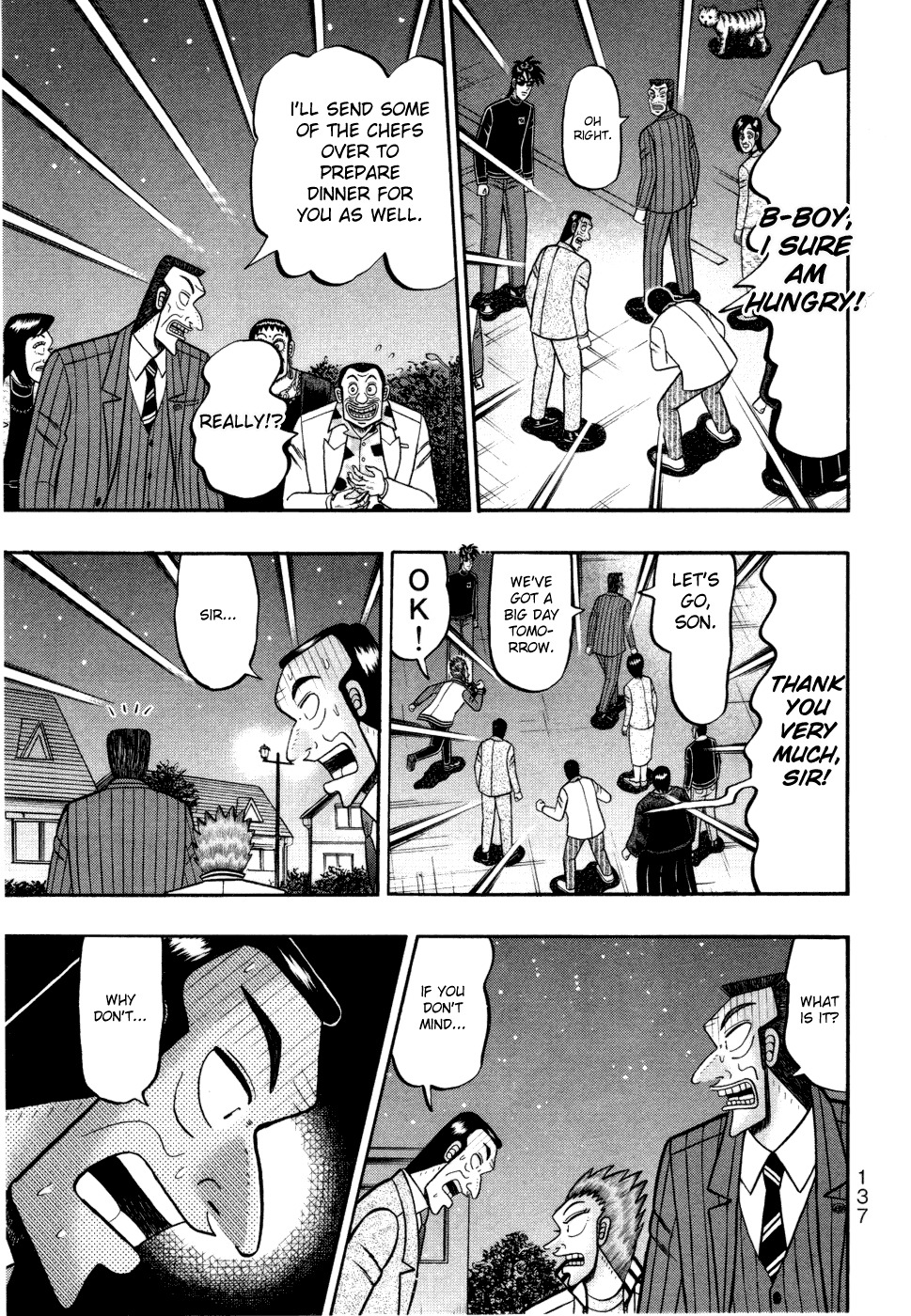 Tobaku Haouden Rei: Gyankihen Chapter 59 page 5 - Chapter 59: Dinner