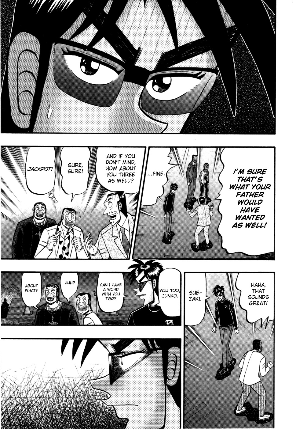 Tobaku Haouden Rei: Gyankihen Chapter 59 page 7 - Chapter 59: Dinner