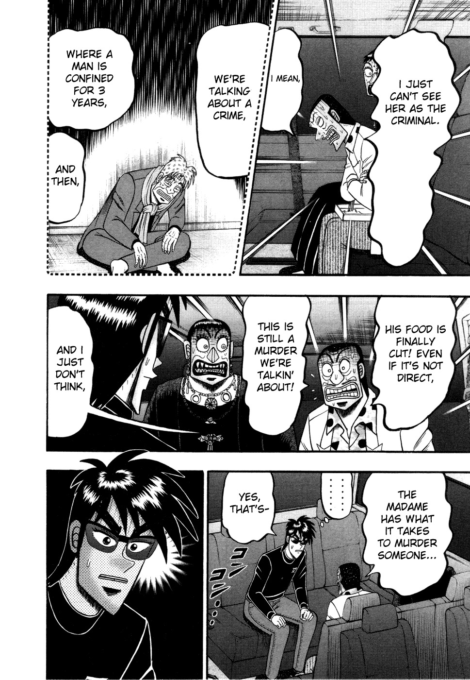 Tobaku Haouden Rei: Gyankihen Chapter 61 page 4 - Chapter 61: Dire
