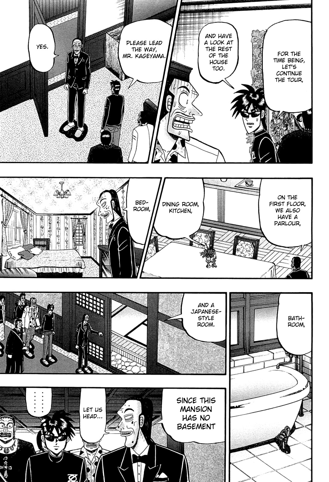Tobaku Haouden Rei: Gyankihen Chapter 62 page 14 - Chapter 62: Investigation