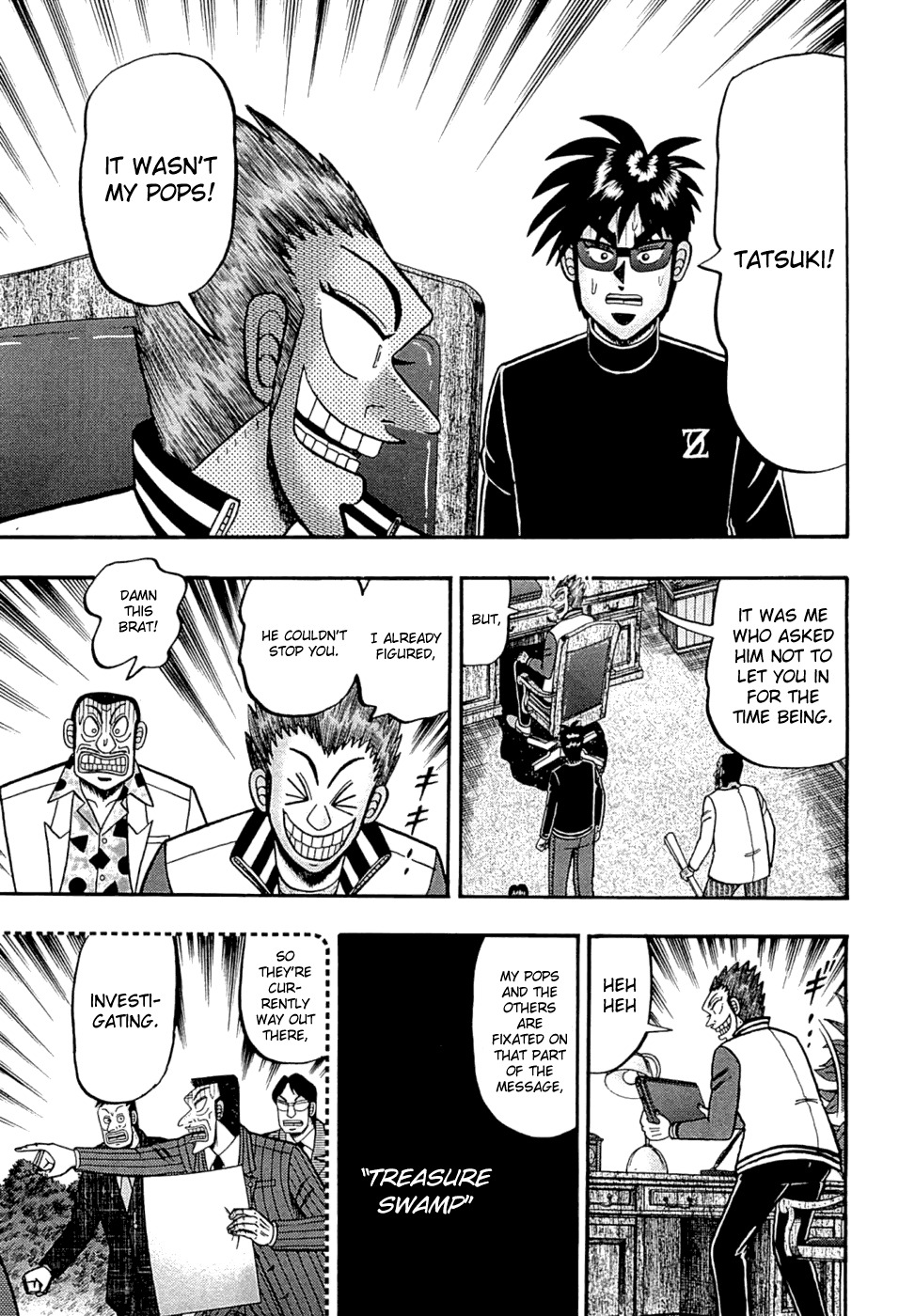 Tobaku Haouden Rei: Gyankihen Chapter 62 page 24 - Chapter 62: Investigation