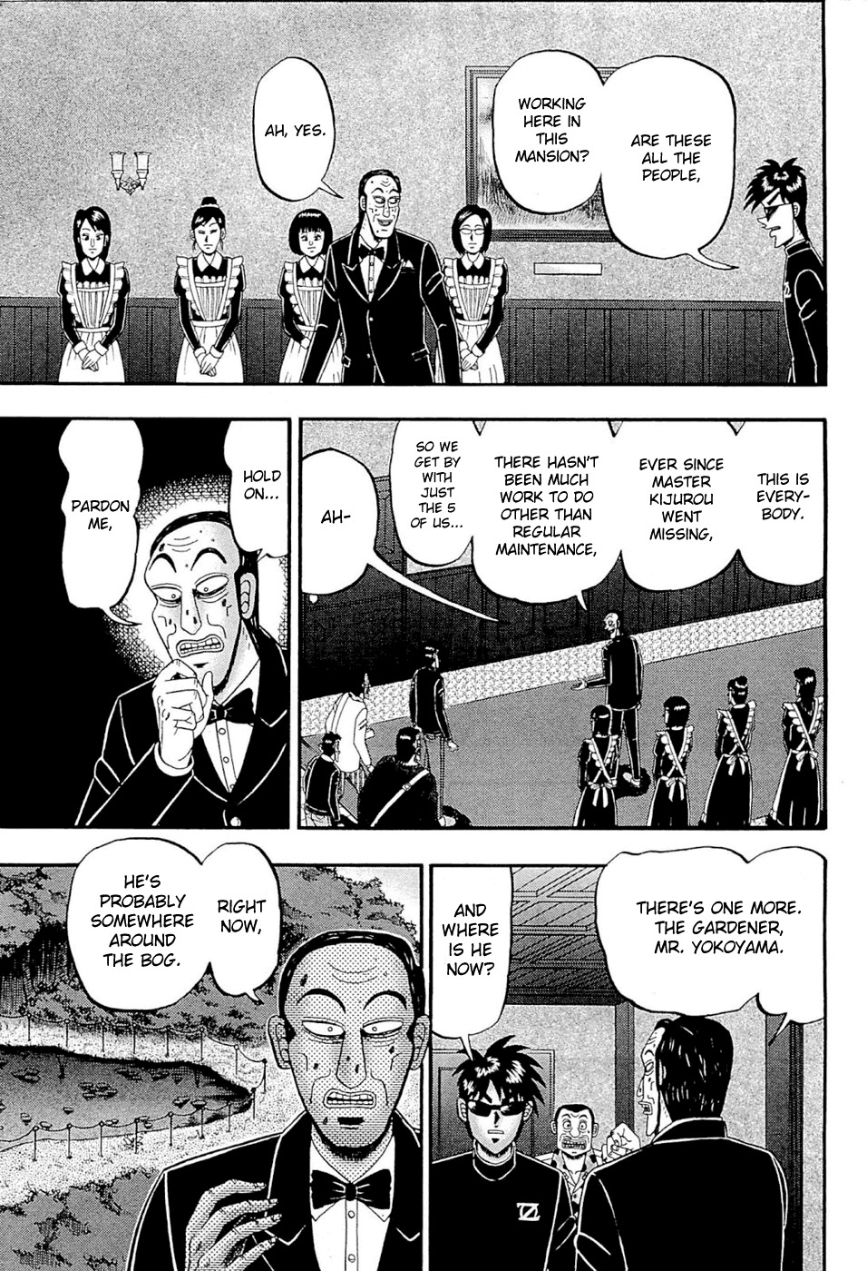 Tobaku Haouden Rei: Gyankihen Chapter 62 page 8 - Chapter 62: Investigation