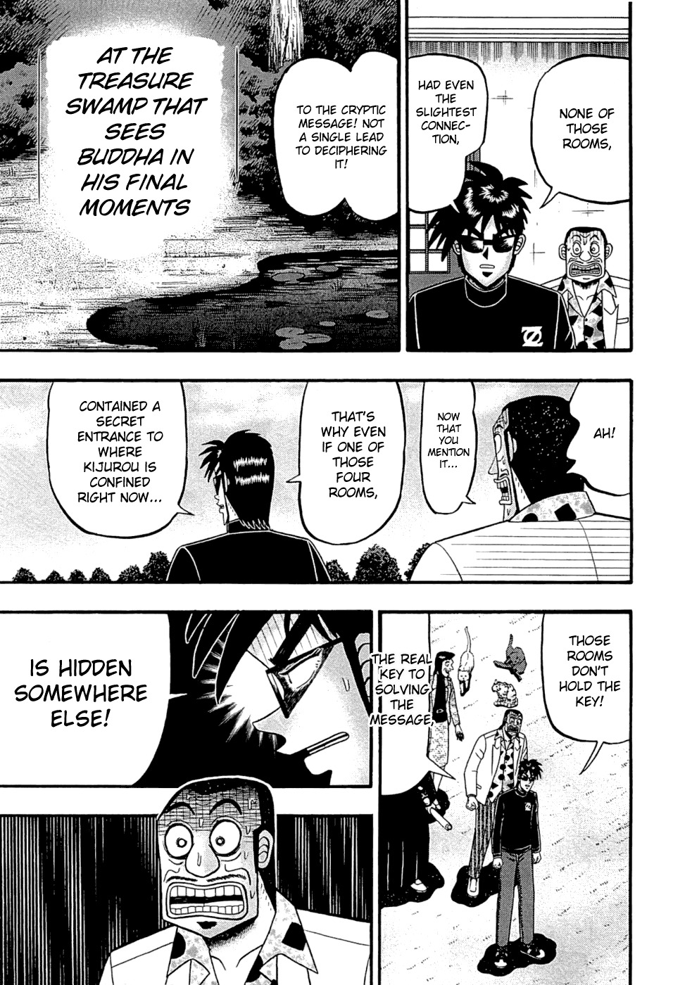 Tobaku Haouden Rei: Gyankihen Chapter 65 page 12 - Chapter 65: Urgent Business