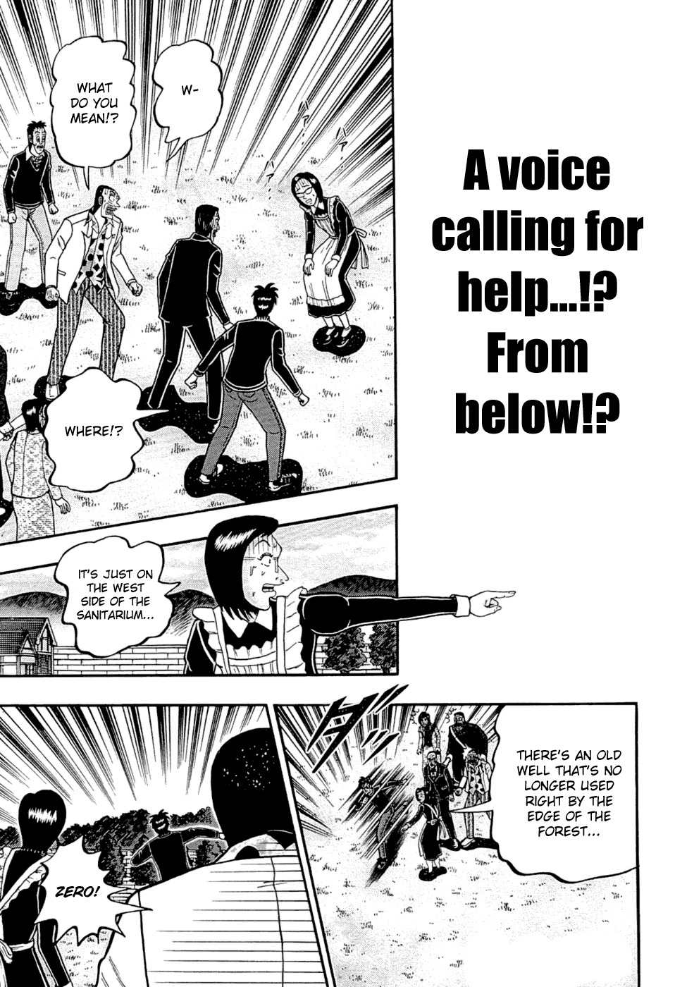 Tobaku Haouden Rei: Gyankihen Chapter 66 page 1 - Chapter 66: A Voice Calling For Help...!? From Below!?
