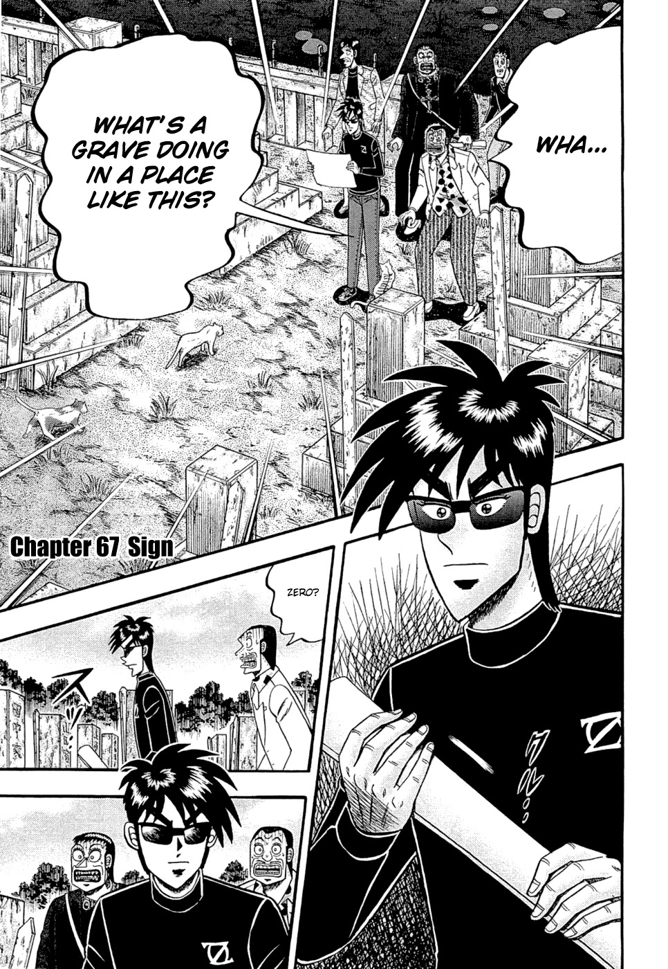 Tobaku Haouden Rei: Gyankihen Chapter 67 page 1 - Chapter 67: Sign