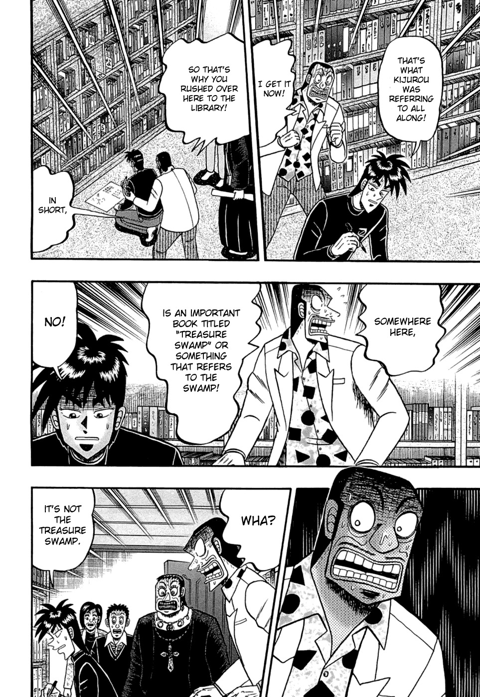 Tobaku Haouden Rei: Gyankihen Chapter 73 page 12 - Chapter 73: Smokescreen