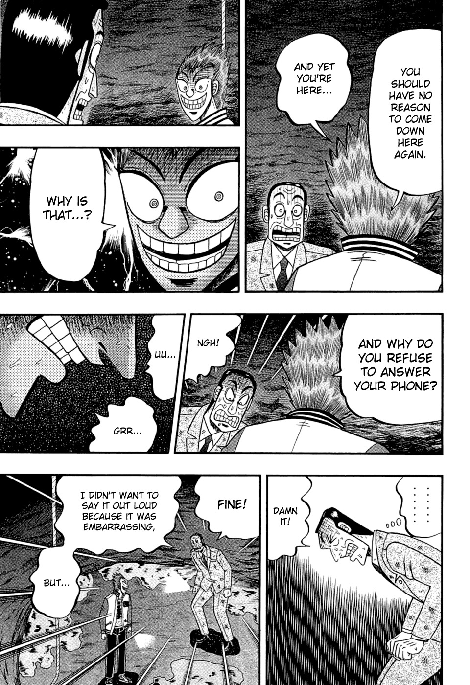 Tobaku Haouden Rei: Gyankihen Chapter 76 page 9 - Chapter 76: Agitation