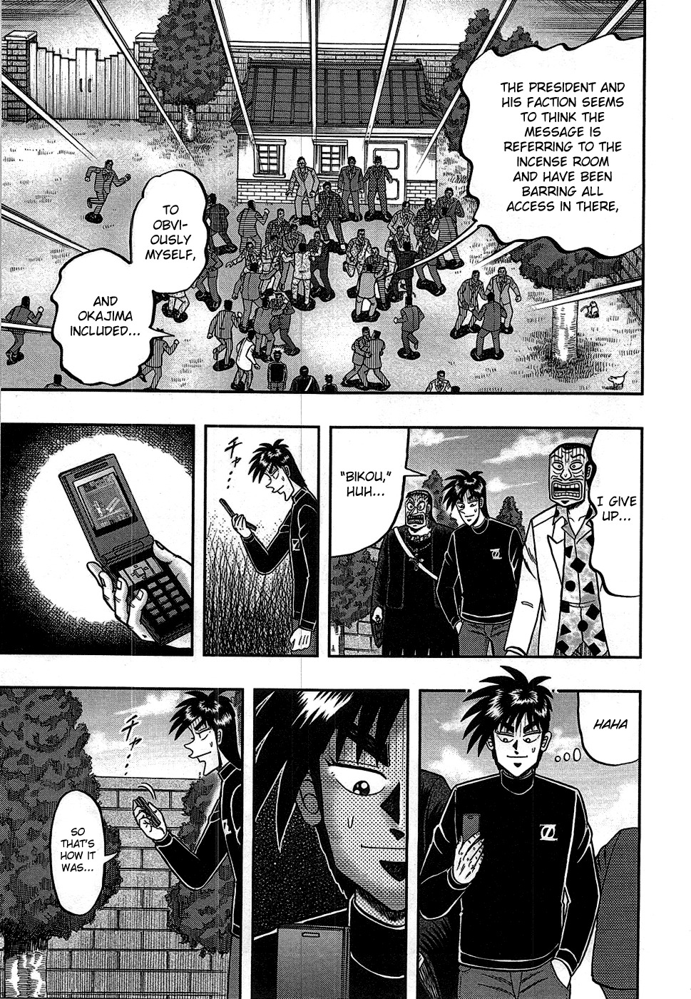 Tobaku Haouden Rei: Gyankihen Chapter 80 page 10 - Chapter 80: Bikou