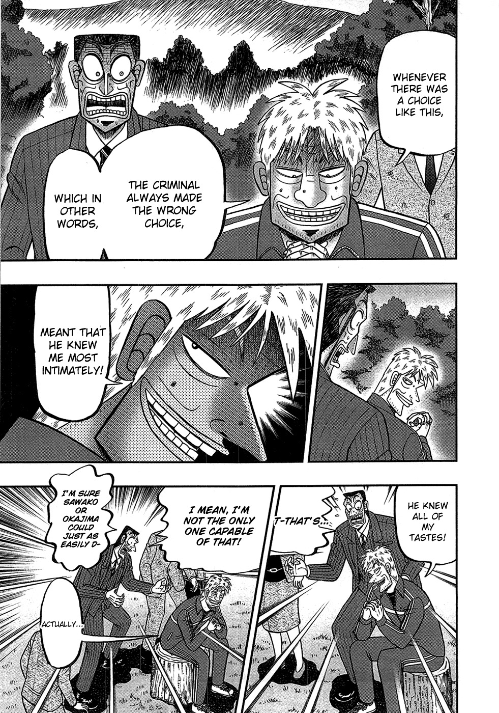 Tobaku Haouden Rei: Gyankihen Chapter 85 page 13 - Chapter 85: Criminal