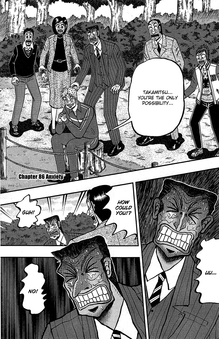 Tobaku Haouden Rei: Gyankihen Chapter 86 page 1 - Chapter 86: Anxiety