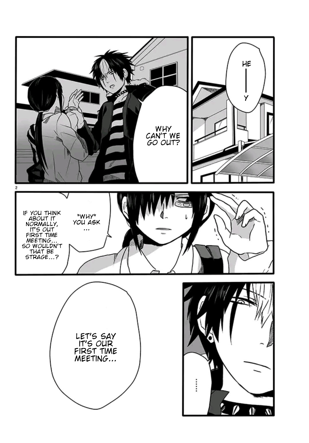 Tobita-kun to Sudo-san Chapter 2 page 4 - Chapter 2: Meeting a Yandere 2