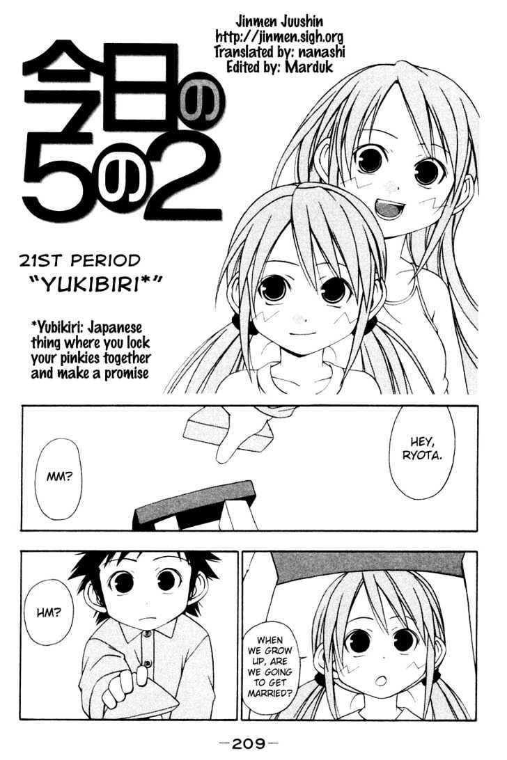 Today In Class 5-2 Chapter 21 page 1 - Chapter 21