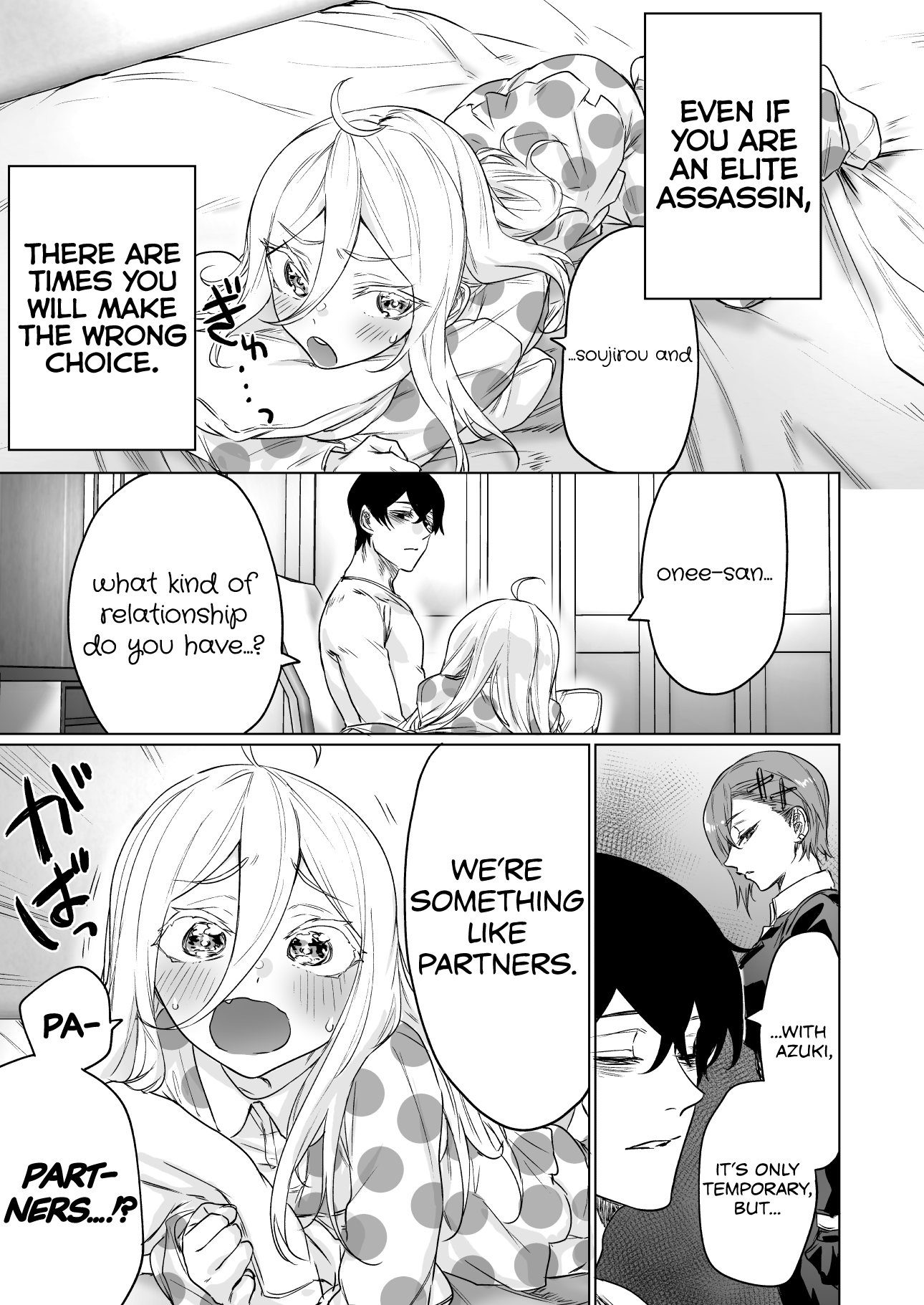 Today Once Again, the Assassin Cannot Win Against the Girl He Picked Up! Chapter 14 page 1 - Chapter 14
