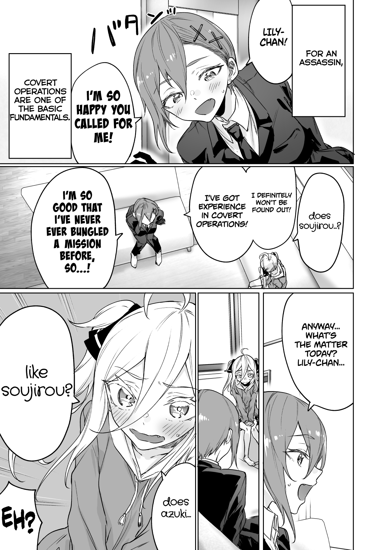 Today Once Again, the Assassin Cannot Win Against the Girl He Picked Up! Chapter 15 page 1 - Chapter 15