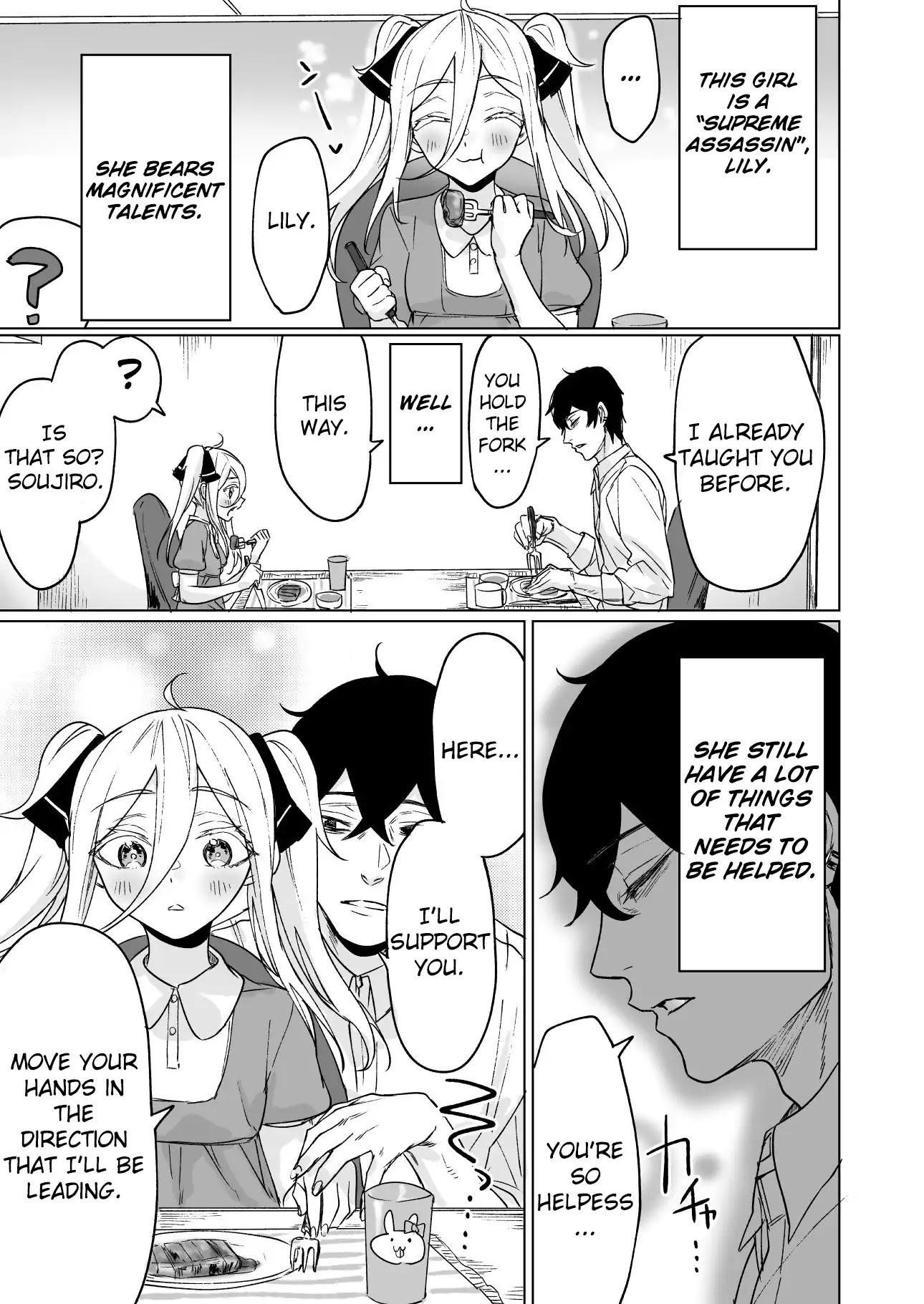 Today Once Again, the Assassin Cannot Win Against the Girl He Picked Up! Chapter 3 page 1 - Chapter 3
