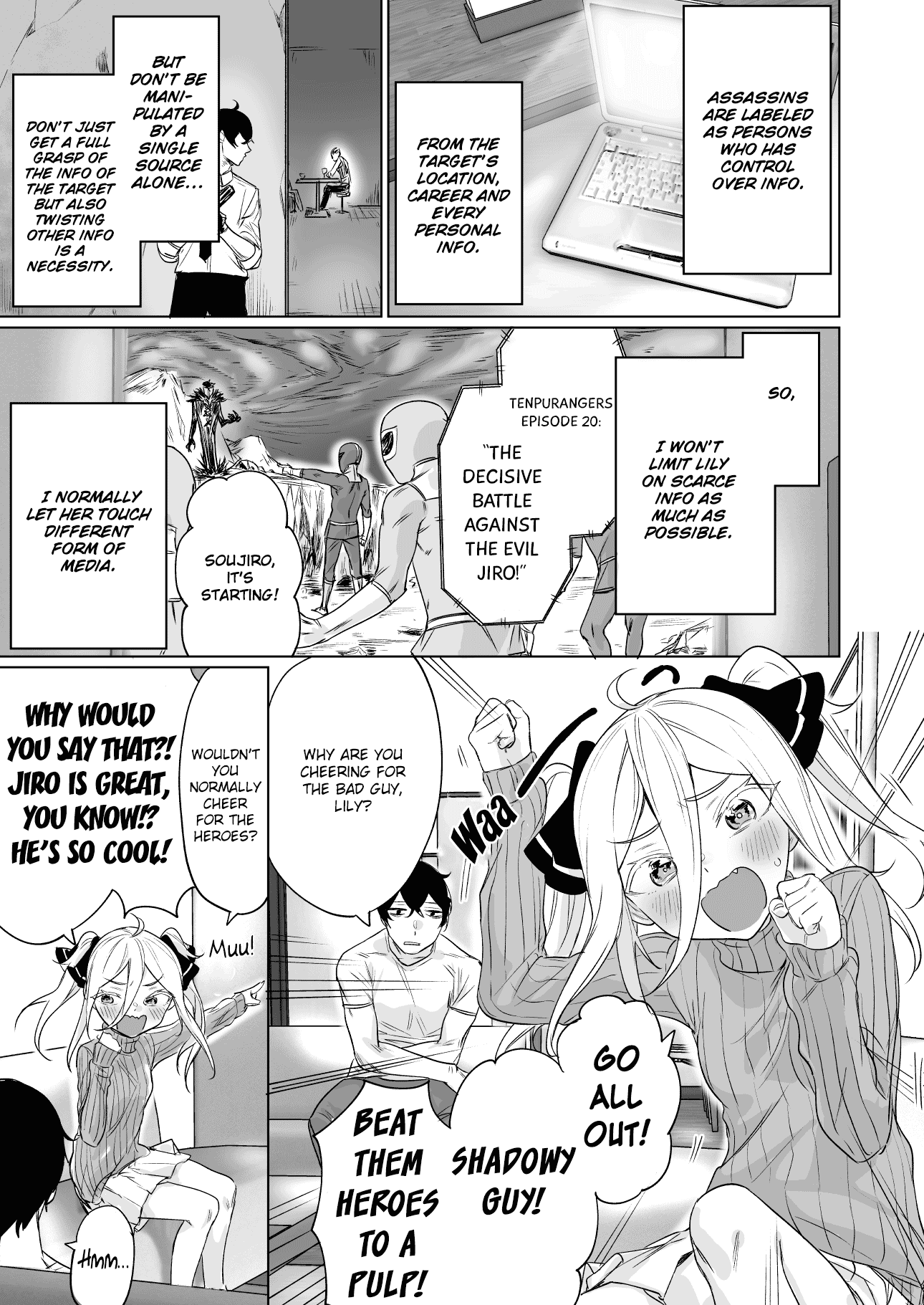 Today Once Again, the Assassin Cannot Win Against the Girl He Picked Up! Chapter 8 page 1 - Chapter 8