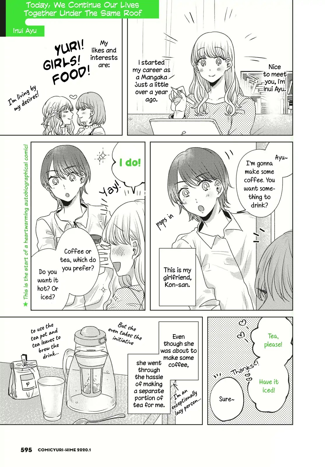 Today, We Continue Our Lives Together Under the Same Roof Chapter 1 page 1 - Chapter 1