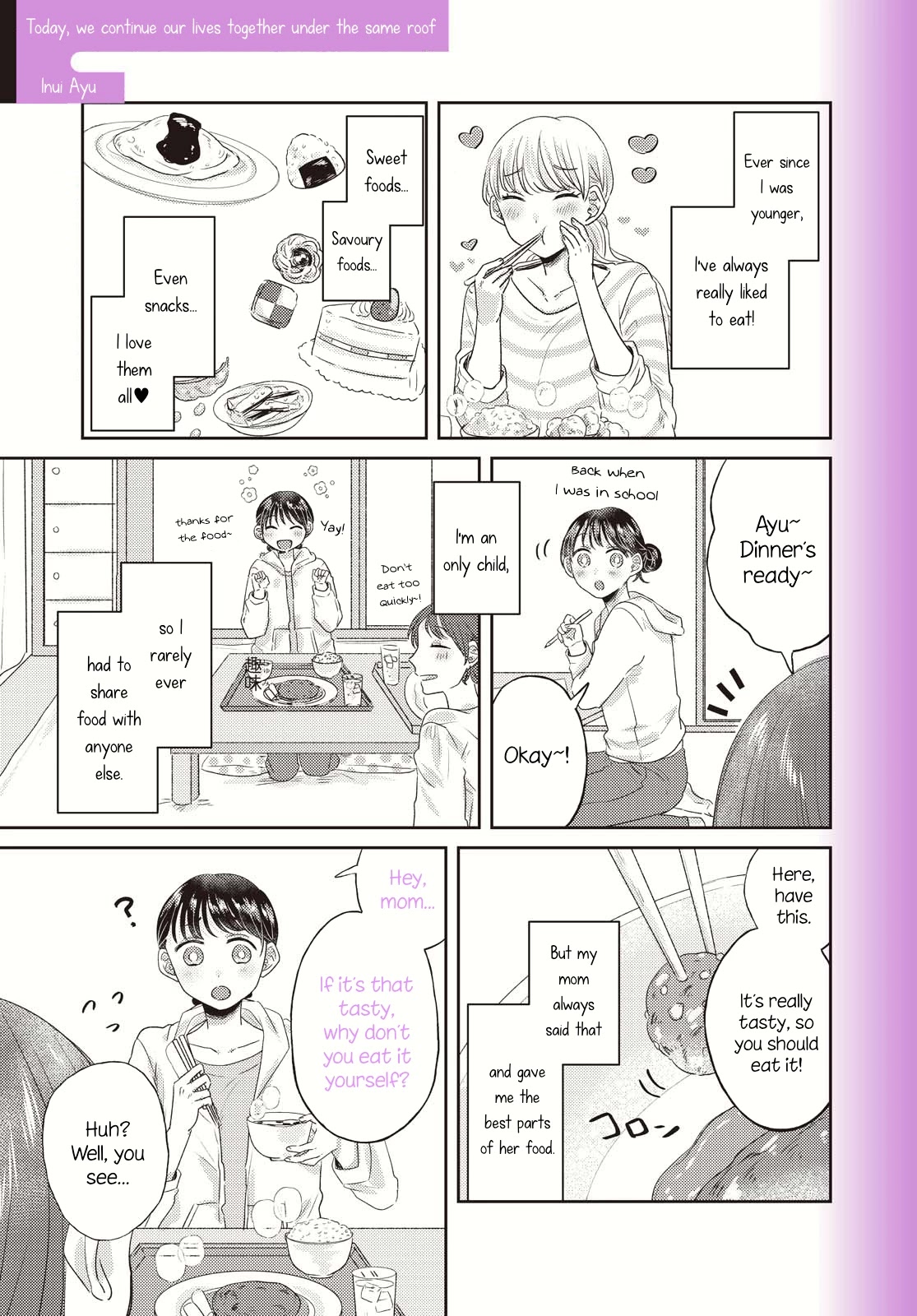 Today, We Continue Our Lives Together Under the Same Roof Chapter 17 page 1 - Chapter 17