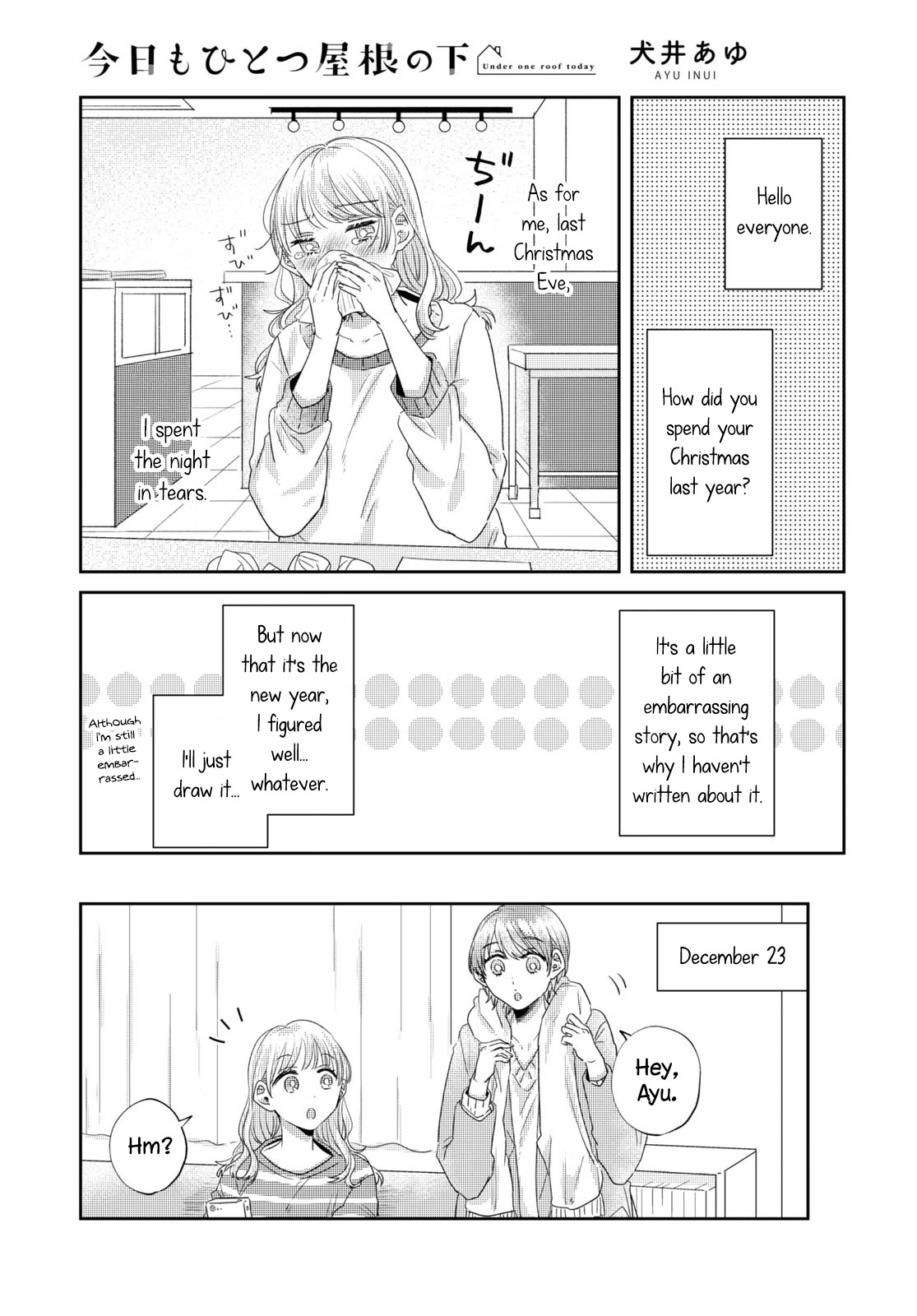 Today, We Continue Our Lives Together Under the Same Roof Chapter 27 page 1 - Chapter 27