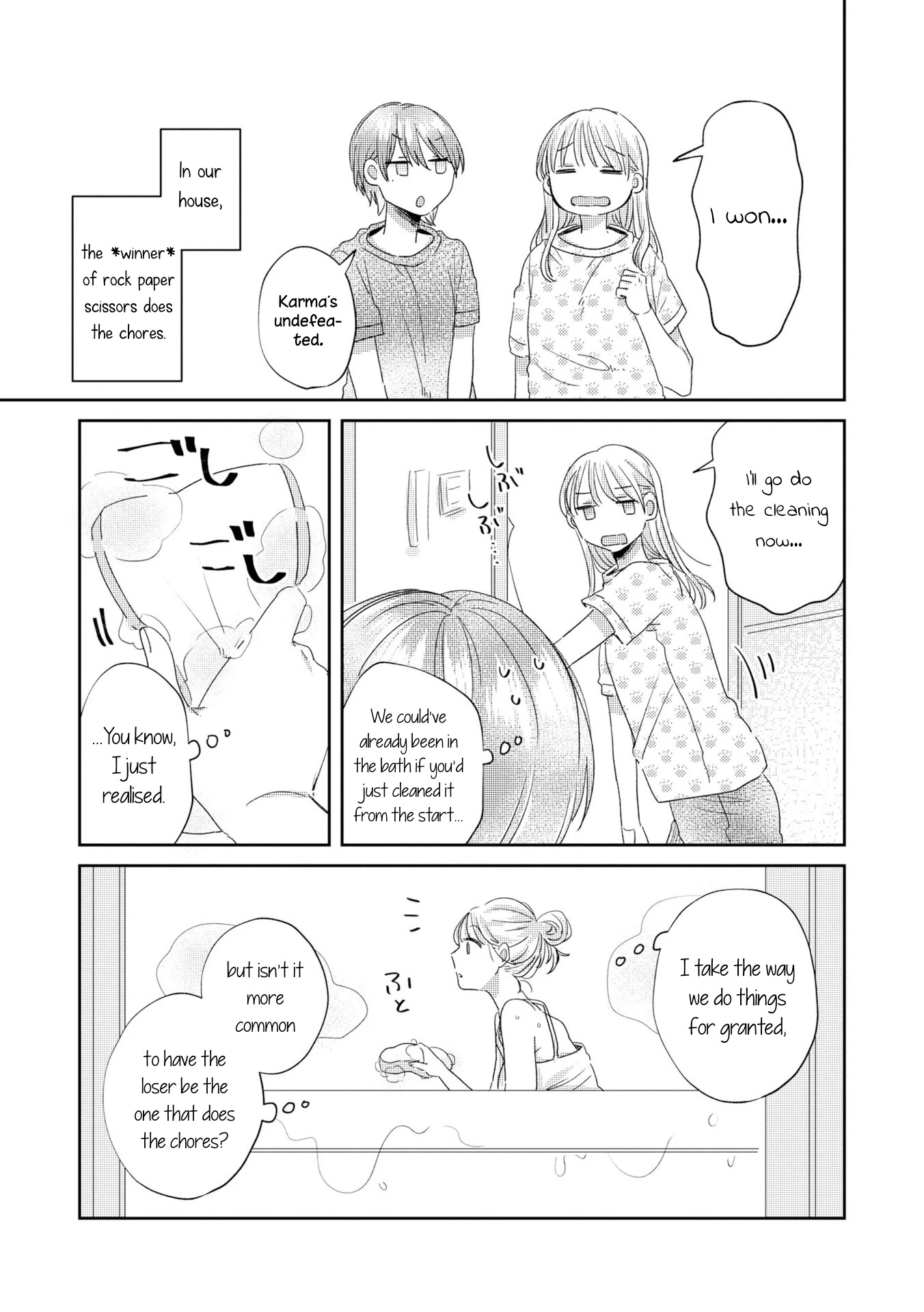 Today, We Continue Our Lives Together Under the Same Roof Chapter 31.5 page 4 - Chapter 31.5: Volume 2 extras