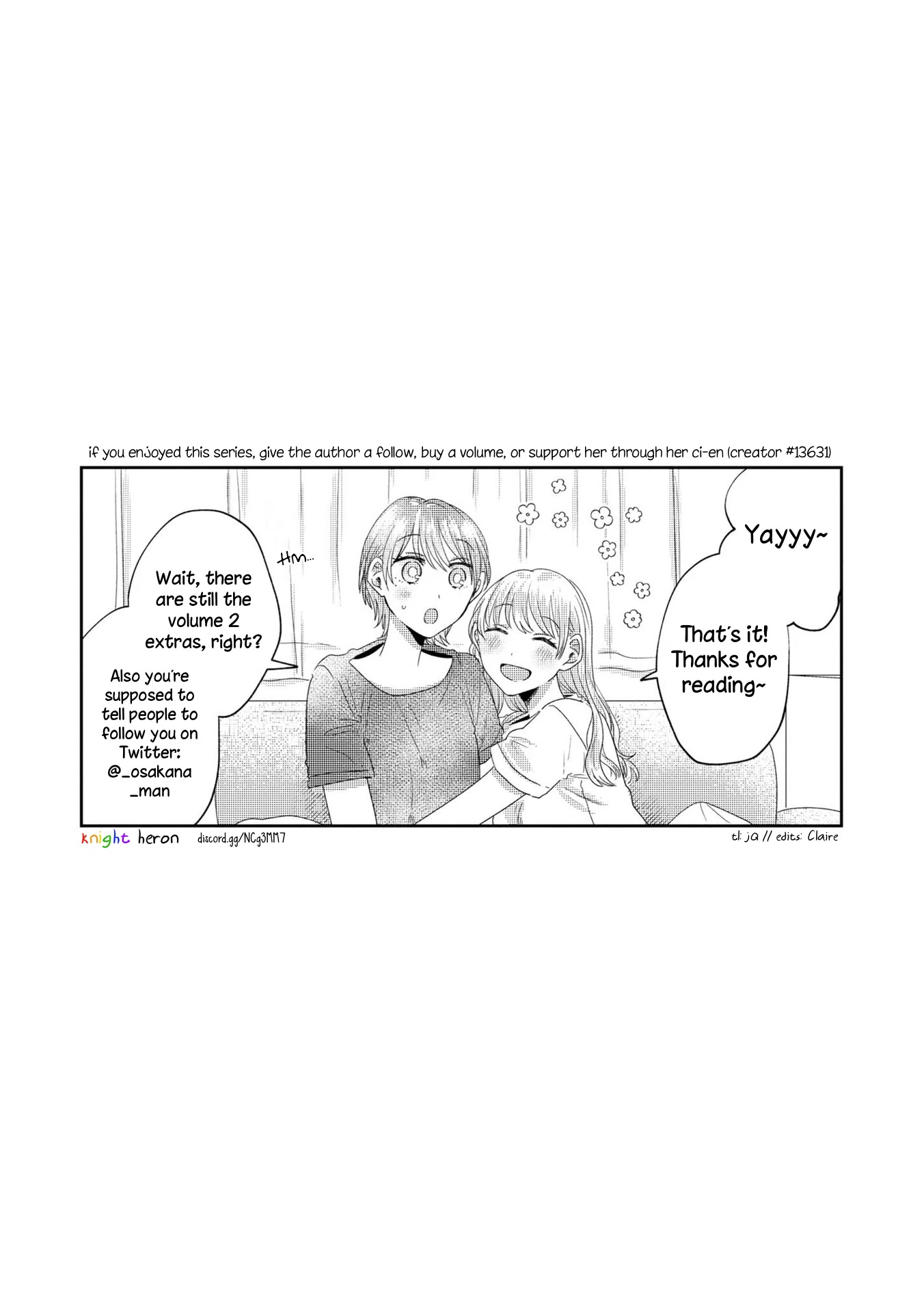 Today, We Continue Our Lives Together Under the Same Roof Chapter 31 page 13 - Chapter 31 [END]