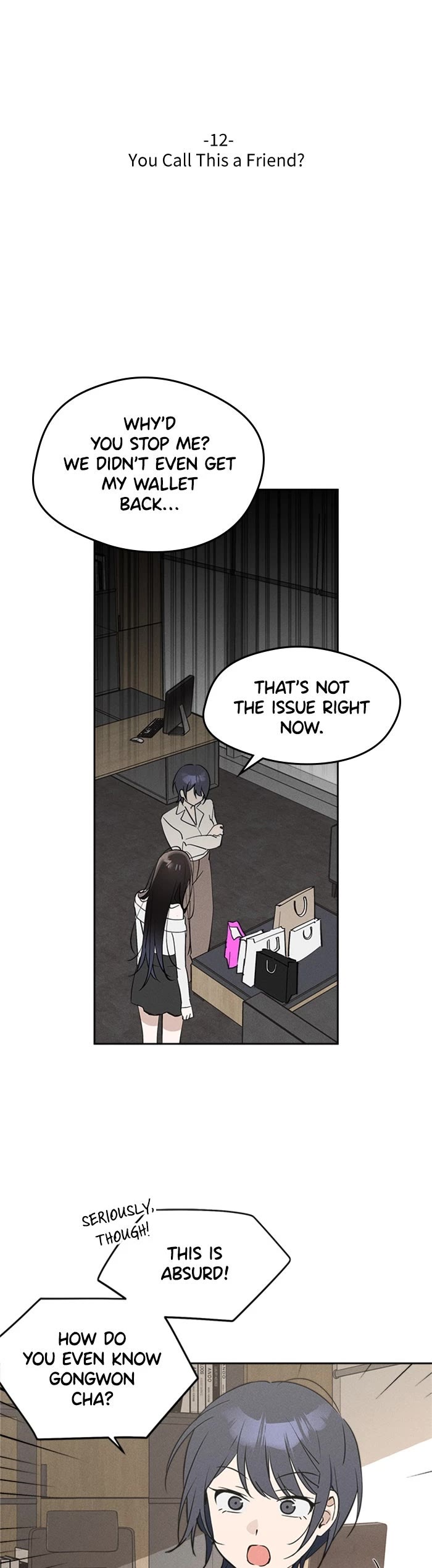 Today's Han Yoil Is a Woman Chapter 12 page 4 - Chapter 12: Ep. 12 - You Call This a Friend?