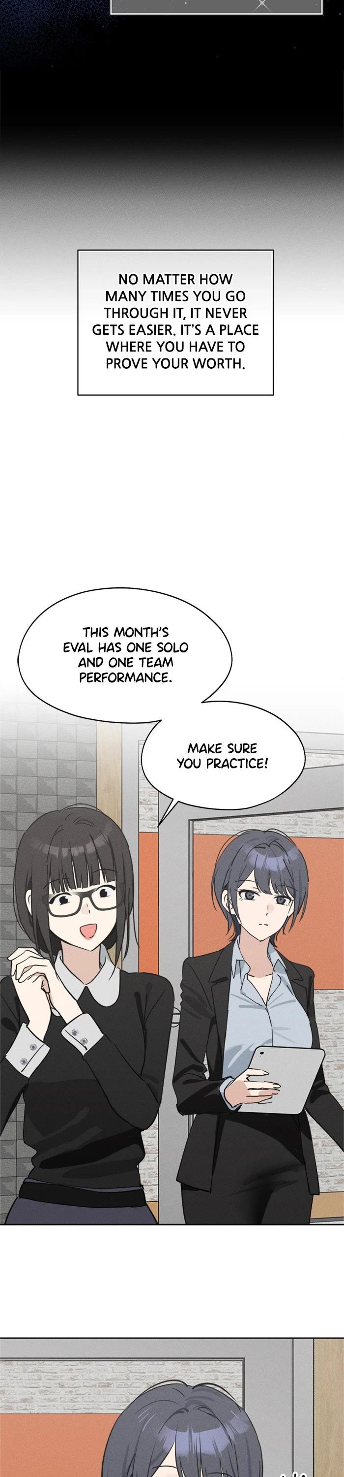 Today's Han Yoil Is a Woman Chapter 14 page 23 - Chapter 14: Ep. 14 - Monthly Evaluations : Team Assignments