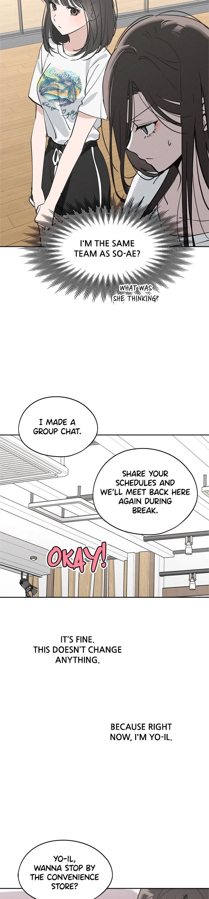 Today's Han Yoil Is a Woman Chapter 14 page 26 - Chapter 14: Ep. 14 - Monthly Evaluations : Team Assignments