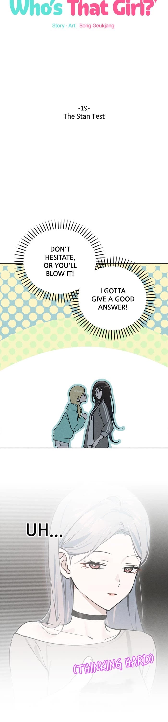 Today's Han Yoil Is a Woman Chapter 19 page 18 - Chapter 19: Ep. 19 - The Stan Test