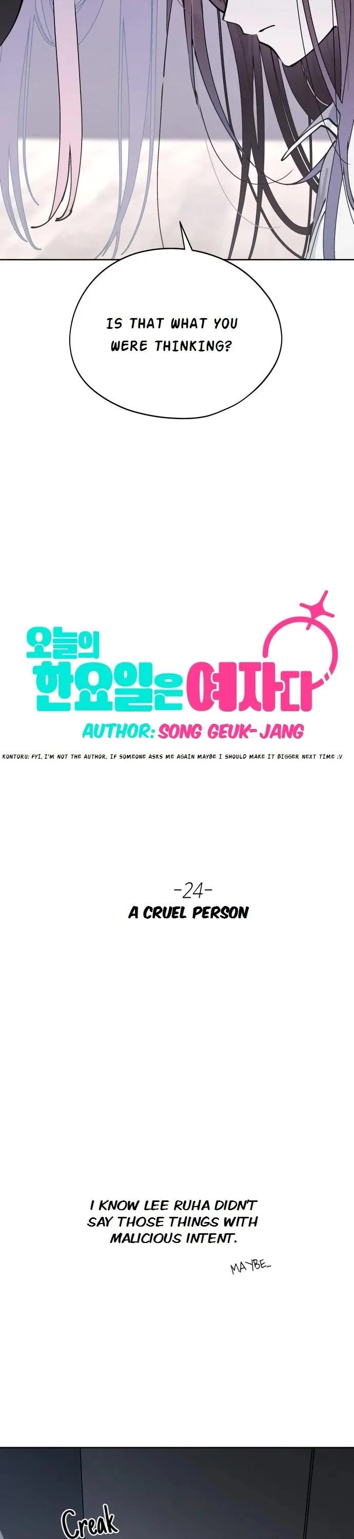 Today's Han Yoil Is a Woman Chapter 24 page 16 - Chapter 24: Cruel Person