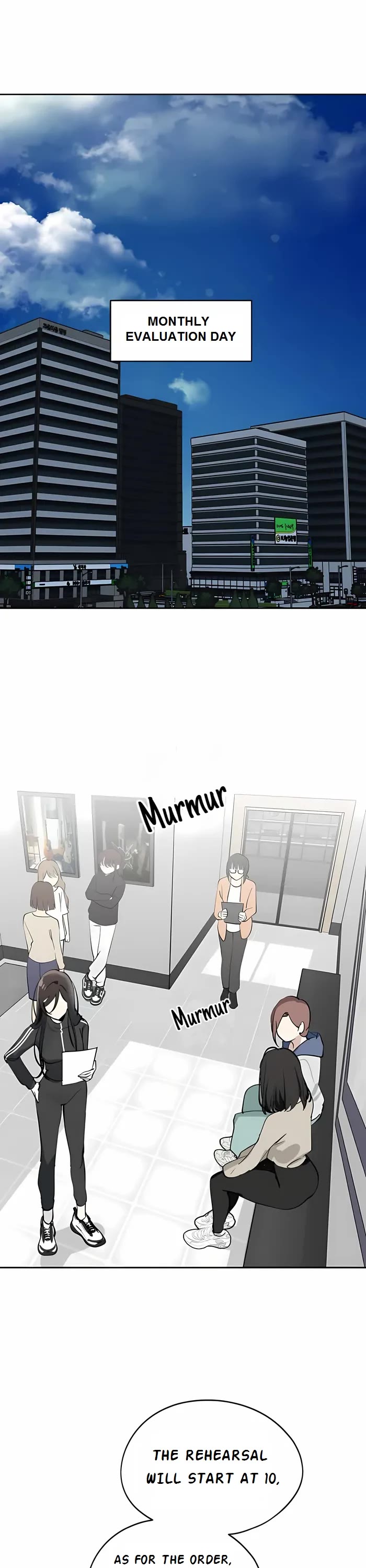 Today's Han Yoil Is a Woman Chapter 38 page 1 - Chapter 38: Monthly Evaluation: Rehearsal