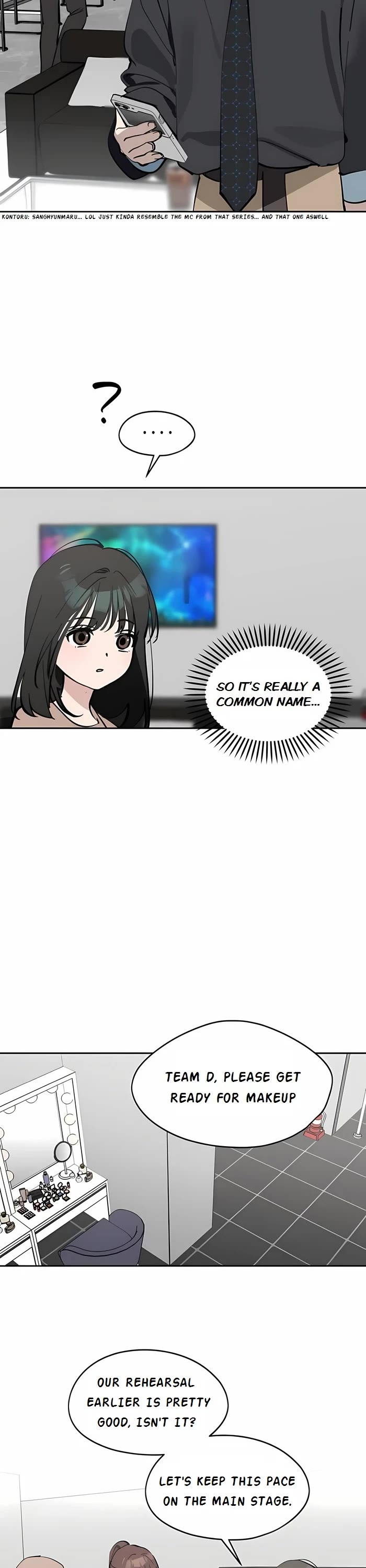 Today's Han Yoil Is a Woman Chapter 38 page 27 - Chapter 38: Monthly Evaluation: Rehearsal