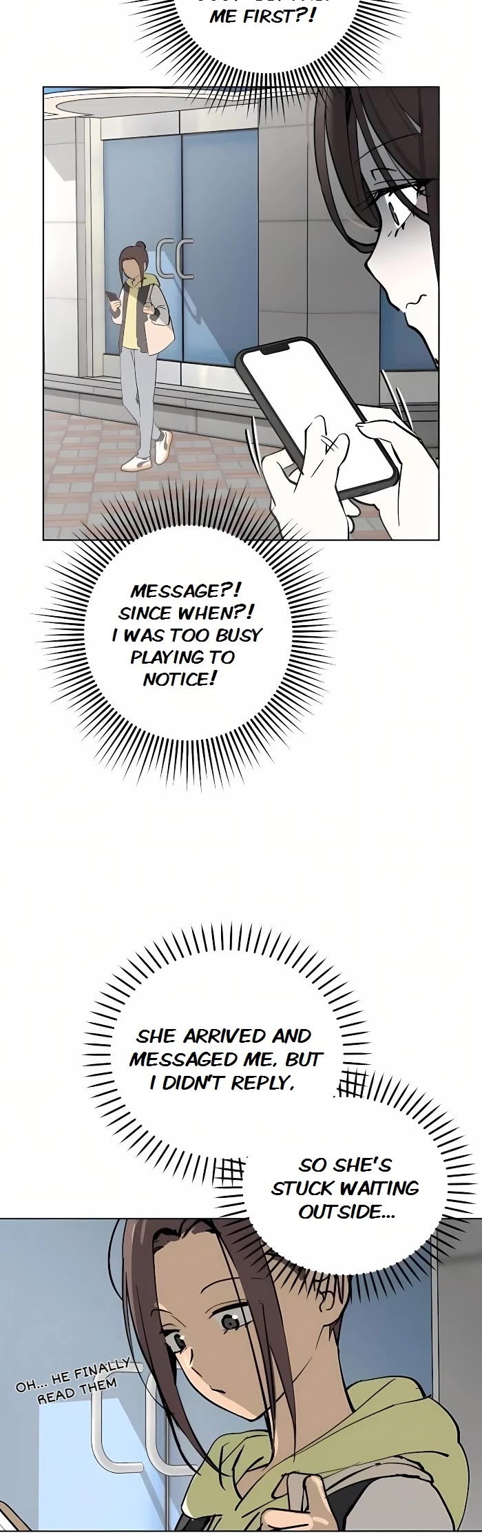 Today's Han Yoil Is a Woman Chapter 45 page 14 - Chapter 45: For Now, Let's Go Inside...?