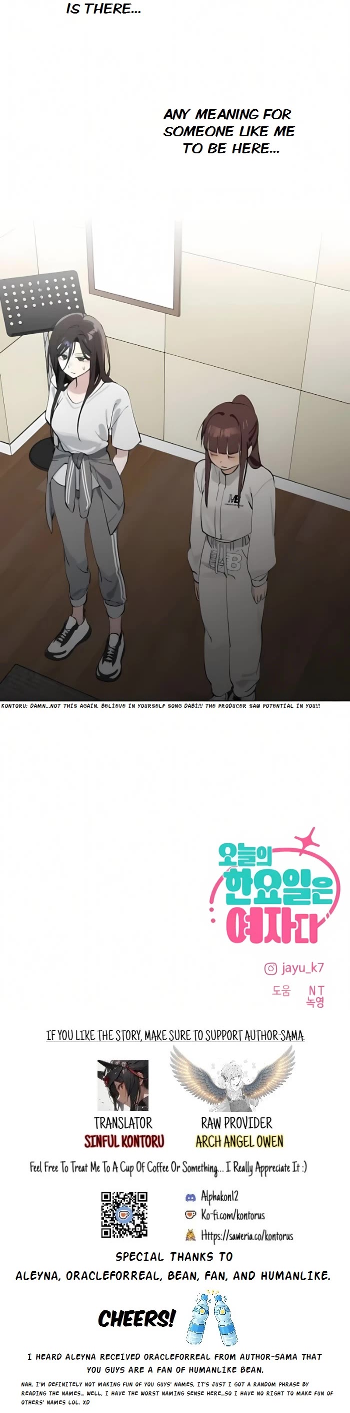 Today's Han Yoil Is a Woman Chapter 46 page 37 - Chapter 46: Vocal Enhancement Training (1)
