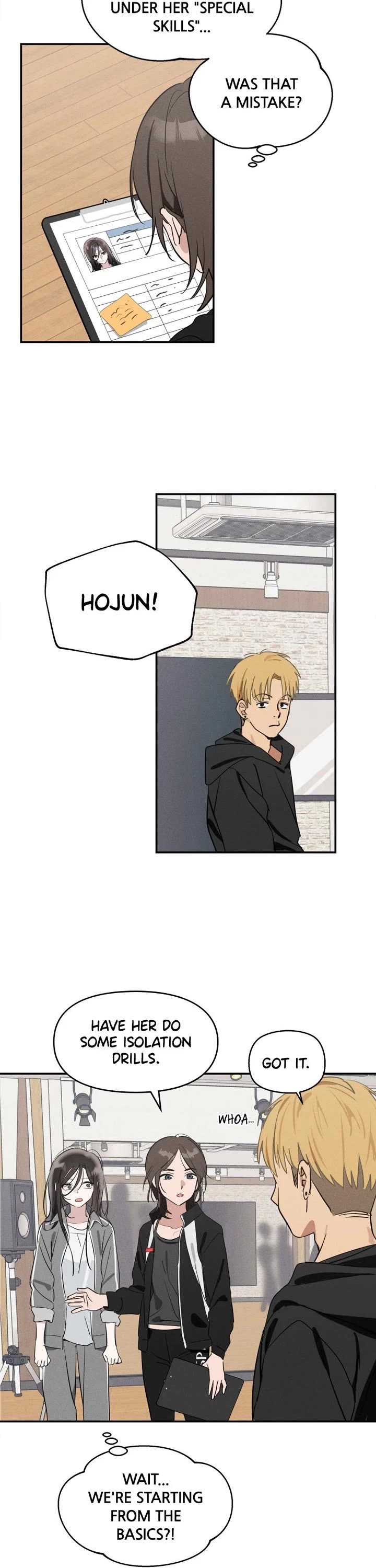 Today's Han Yoil Is a Woman Chapter 5 page 6 - Chapter 5: Ep. 5 - First Day, First Rival