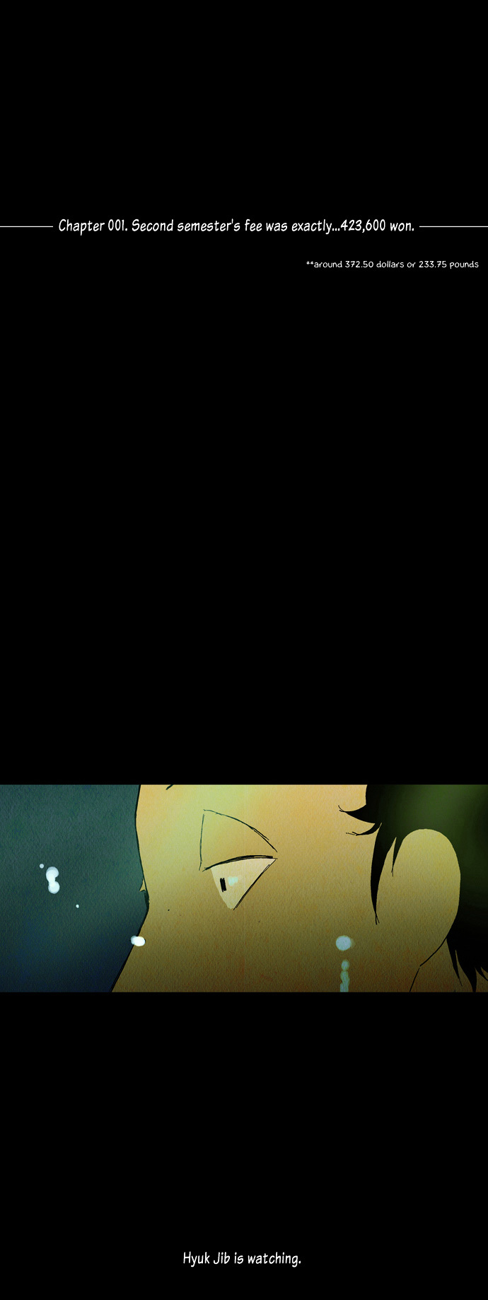 Today's Romantics Club Chapter 1 page 1 - Chapter 1 : Second Semester's Fee was exactly...423,600 Won.
