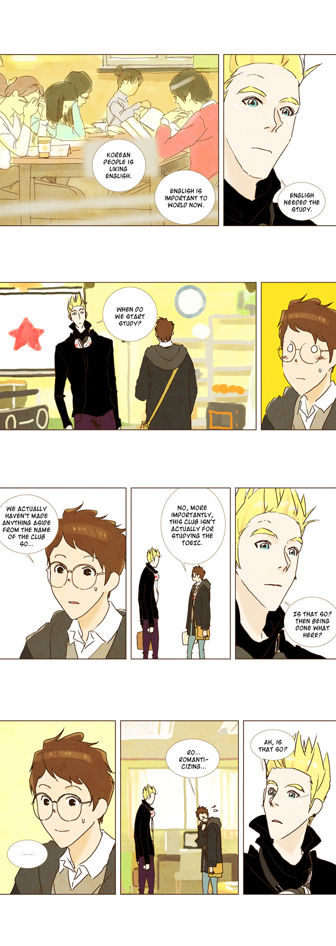 Today's Romantics Club Chapter 13 page 2 - Chapter 13 : How old are the twenty, twenty-one, and twenty-two-year-old college ...