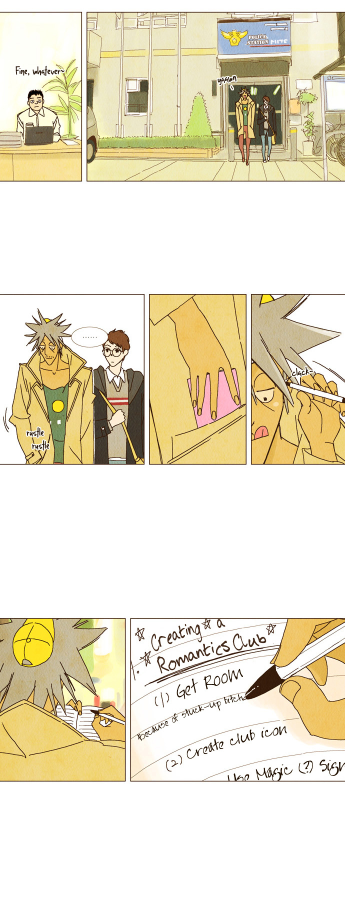 Today's Romantics Club Chapter 2 page 15 - Chapter 2 : I depart to become a butterfly.