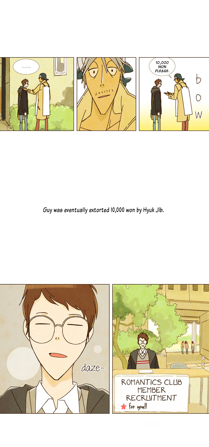 Today's Romantics Club Chapter 3 page 11 - Chapter 3 : Okay, all those who are hungry, raise your hands. Here's rice in bee...